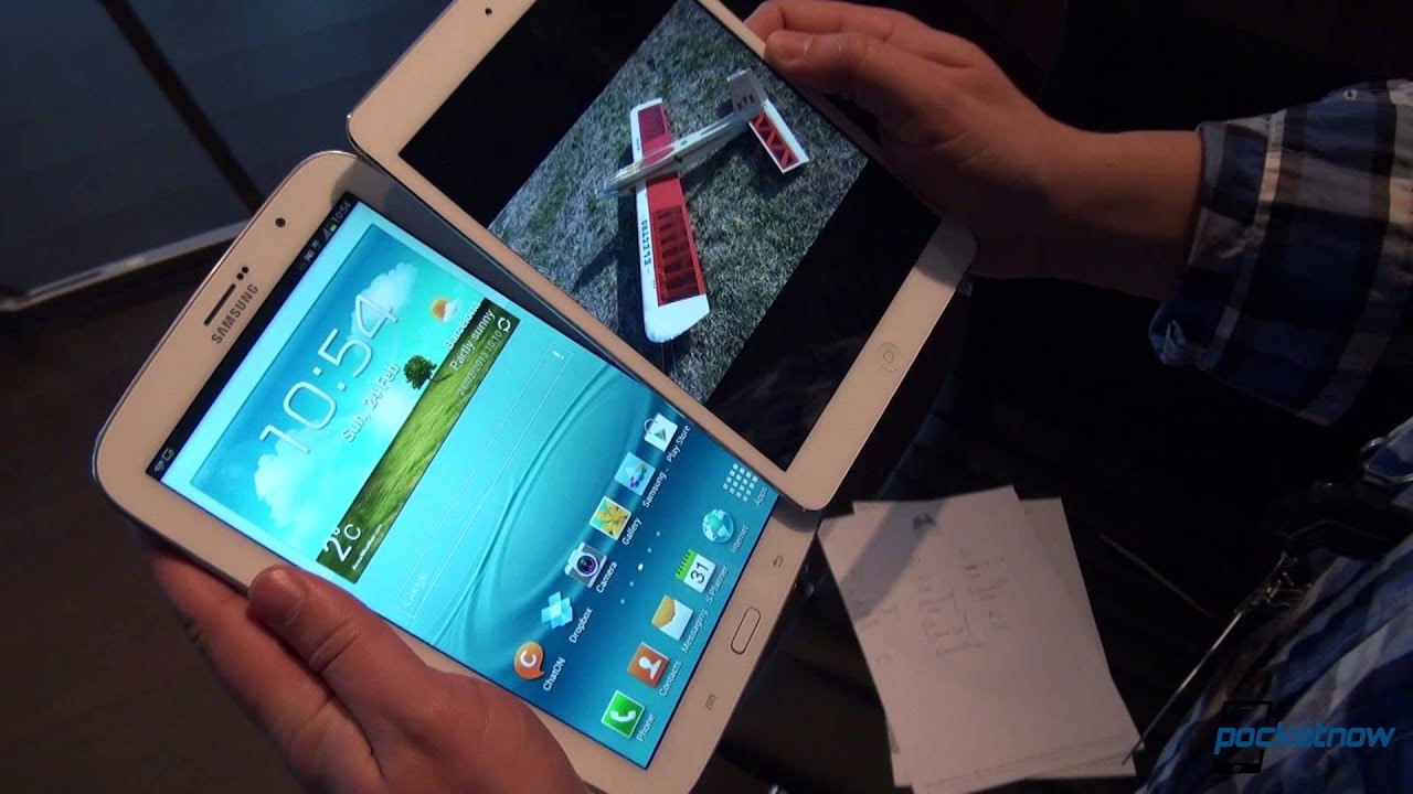 Samsung Galaxy Note 8.0 vs iPad Mini vs Nexus 7: Quick Comparison | Pocketnow