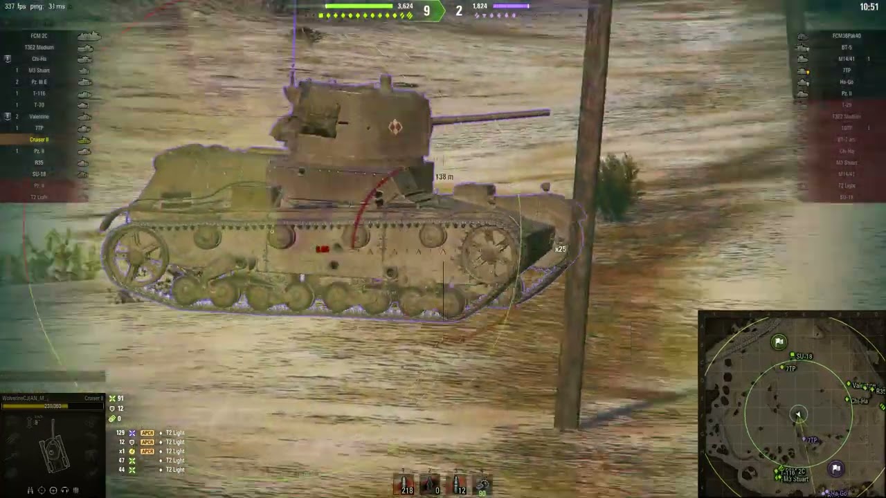 World of Tanks - Tier I Light Tank - Cruiser II