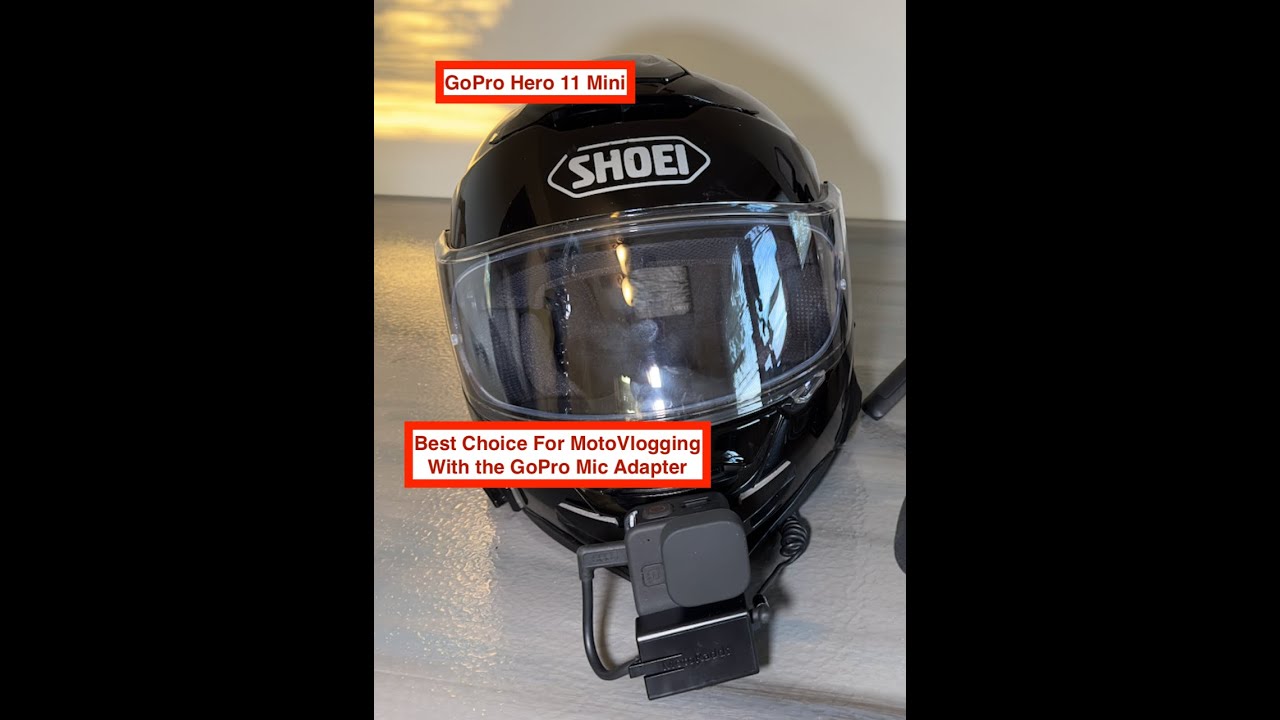 GoPro Hero 11 Black Mini: Best Option for Moto Vlogging with the Mic Adapter   4K