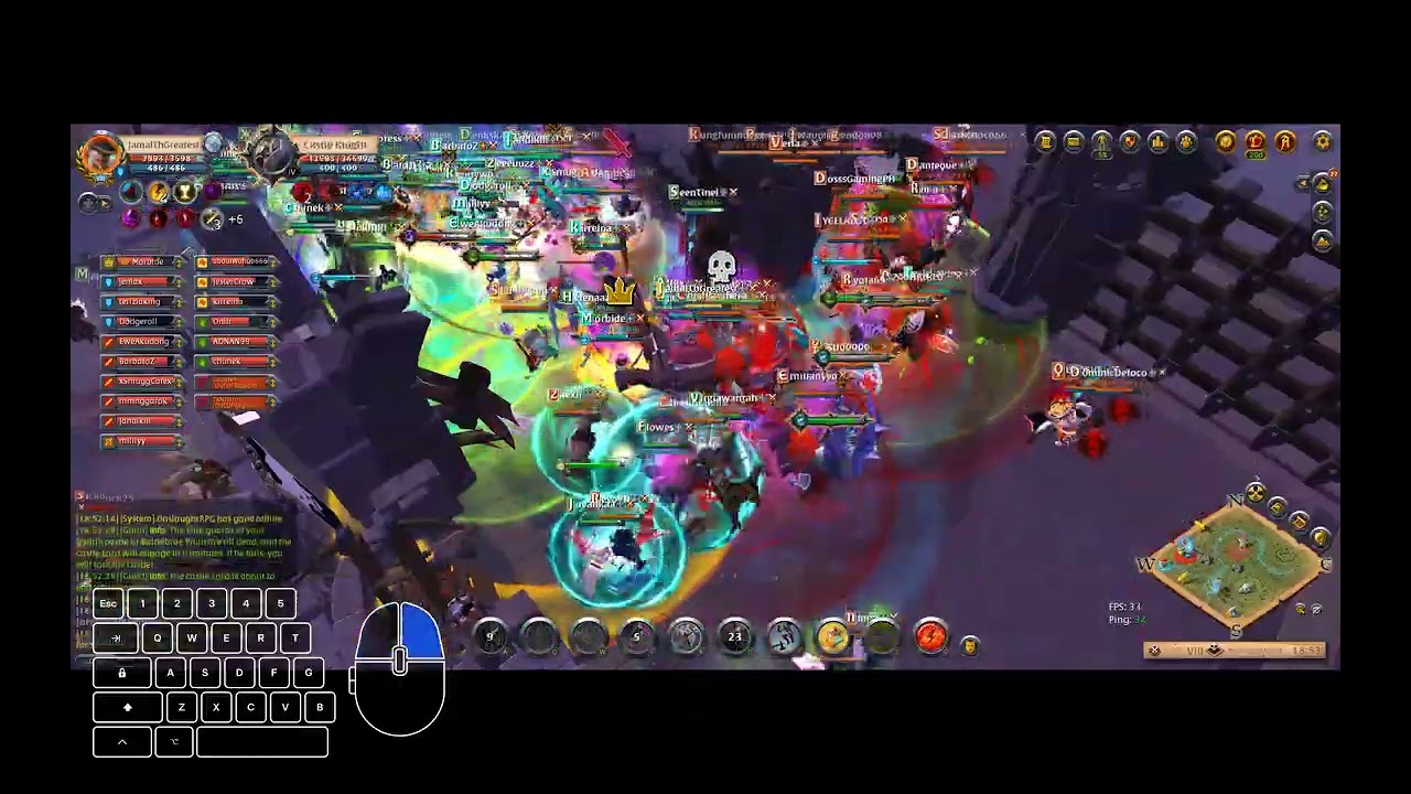 CASTLE FIGHT | AFTERMATH vs BLACKPEARL (HEAVY MACE POV)