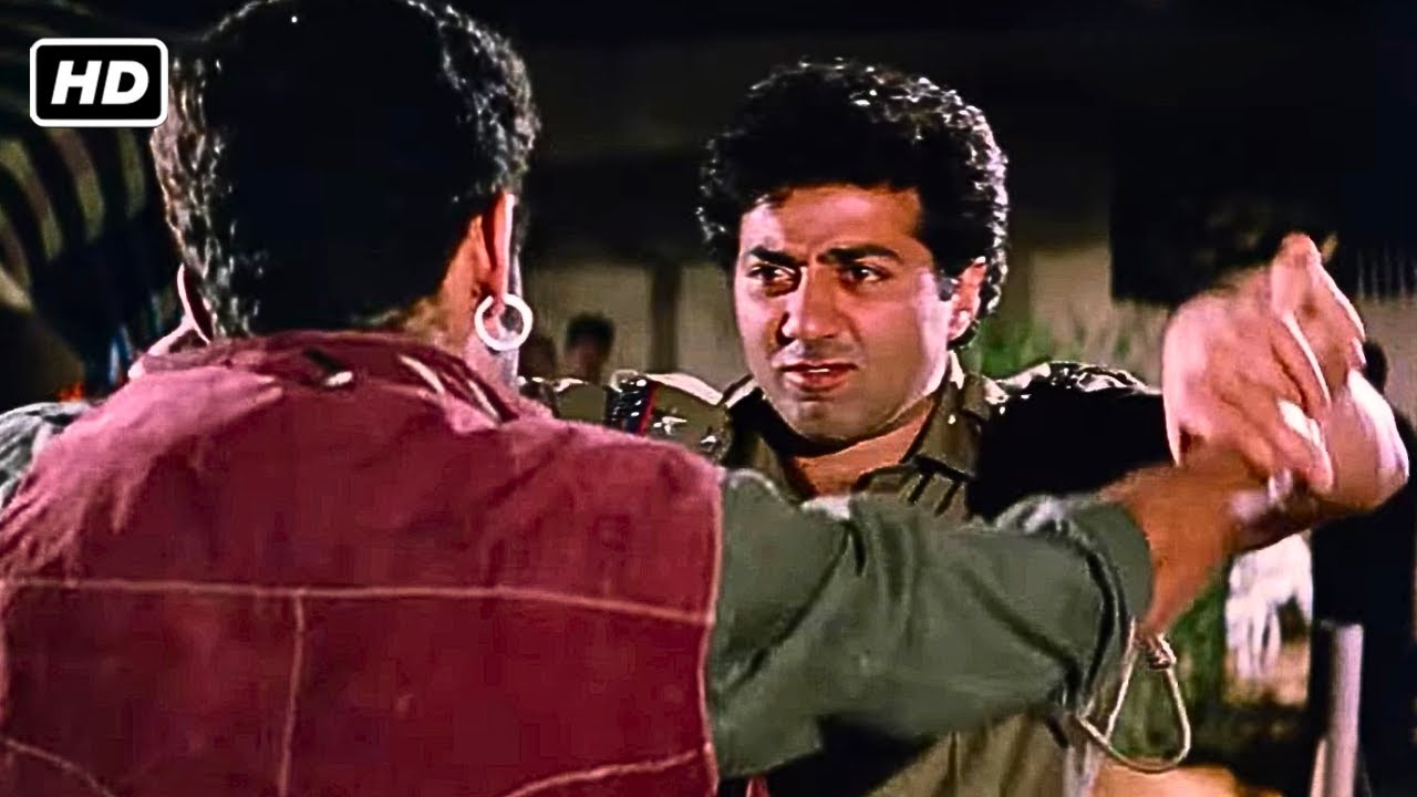 तेरे मुंह से जरा सी भी आवाज निकली तेरा टेटवा दाबाके निचोड़ दूंगा - Tridev - Sunny Deol - HD