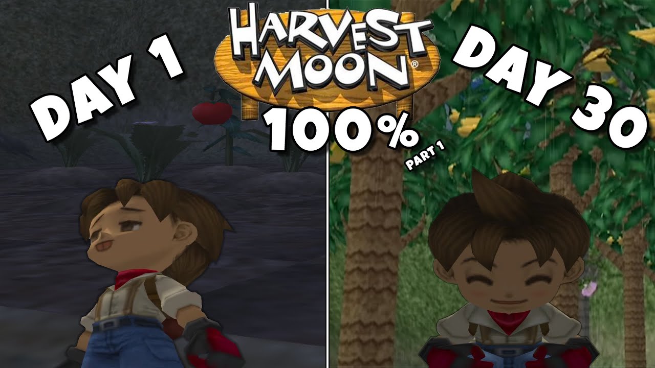 I spent one month in Harvest Moon: A Wonderful Life trying to 100% it...
