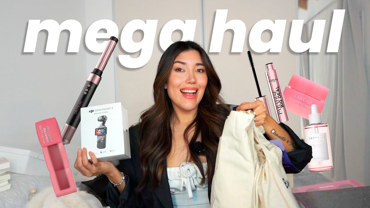 MEGA HAUL 🎀✨ Makeup, skincare, osmo pocket 3, etc.