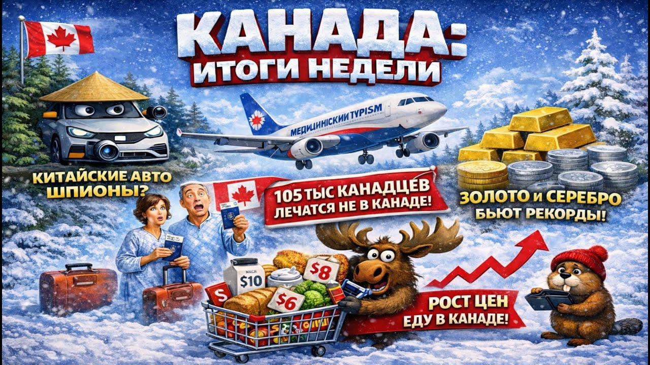 Канада за неделю: машины следят, пациенты уезжают, продукты дорожают! Минус чиновники и дорогой ужин