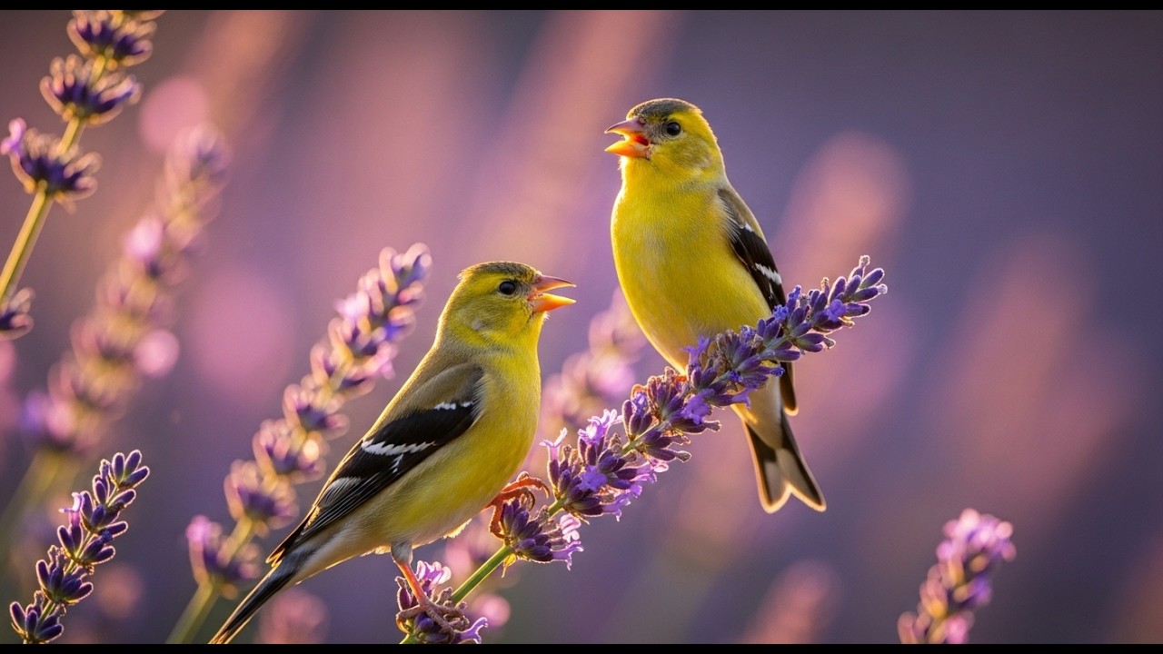 Relaxing Birdsong  & Piano, Reduces Anxiety,Fatique,Sleep,Escape Work Stress