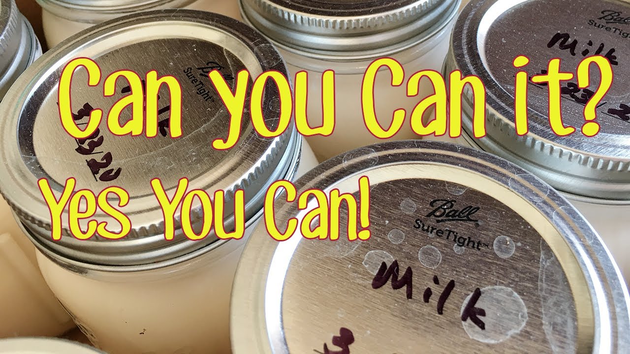 Canning Milk - Important Update