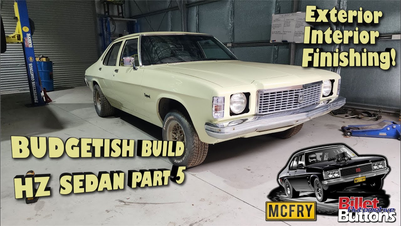 Holden HZ Sedan Project Бюджетная сборка, часть 5 — Внутренняя и внешняя отделка