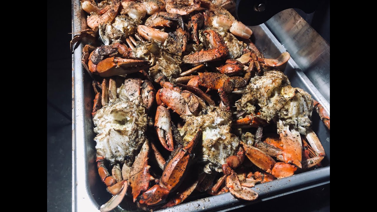 Blue Crabs on the Grill