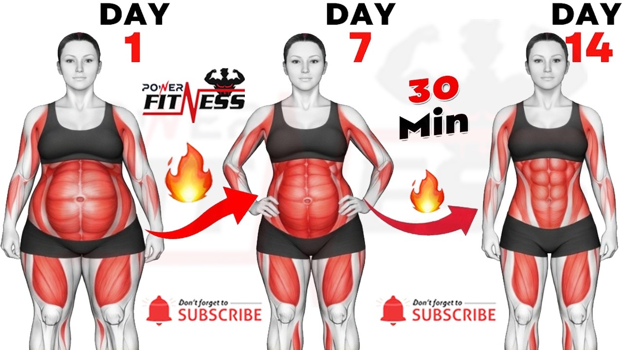 Lose Stubborn Belly Fat Quickly🔥30-Min Standing Abs Workout | No Jumping Reduce fat