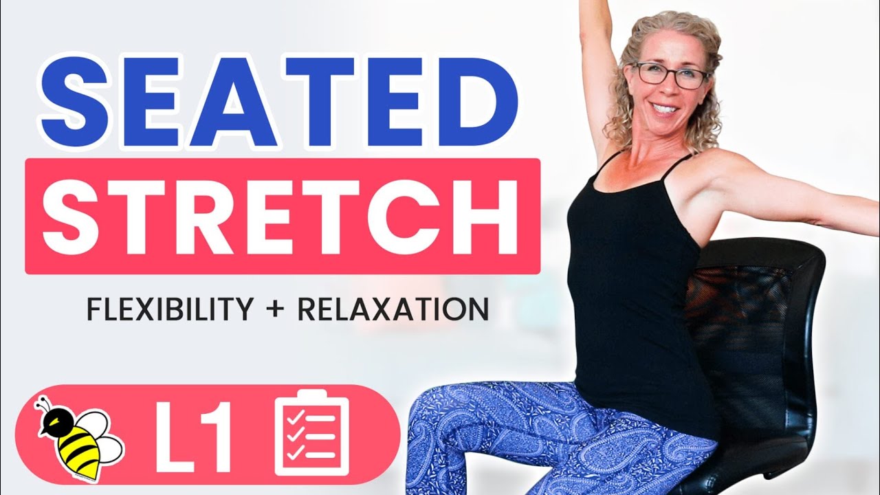 SEATED Self Care STRETCHING 💛 30 Minutes of Flexibility + Relaxation in a CHAIR