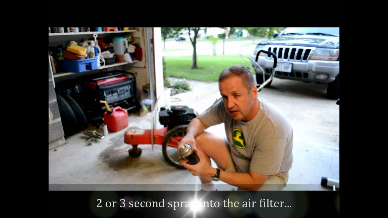 How to Use Starter Fluid