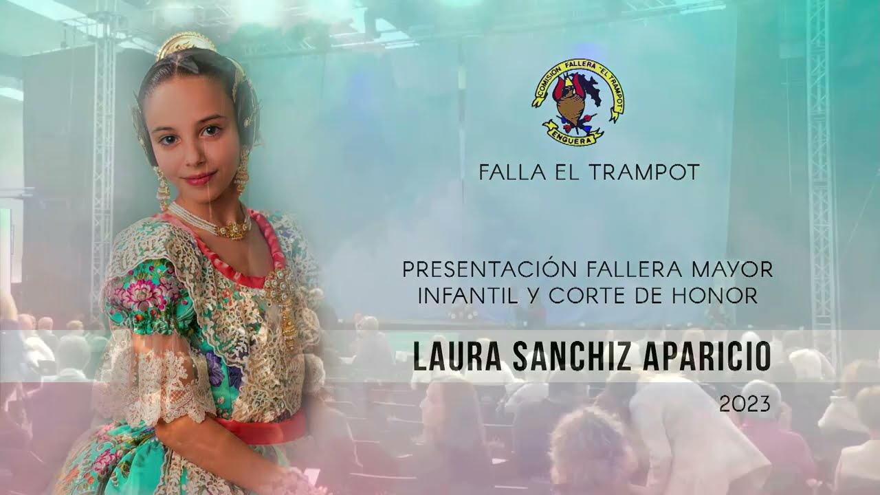Presentación Fallera Mayor Infantil Trampot 2023