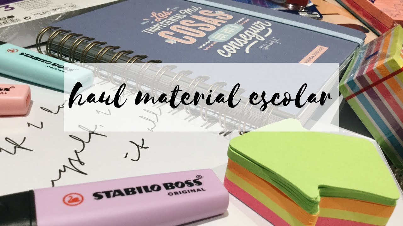 HAUL MATERIAL ESCOLAR 2018 || It's Meri