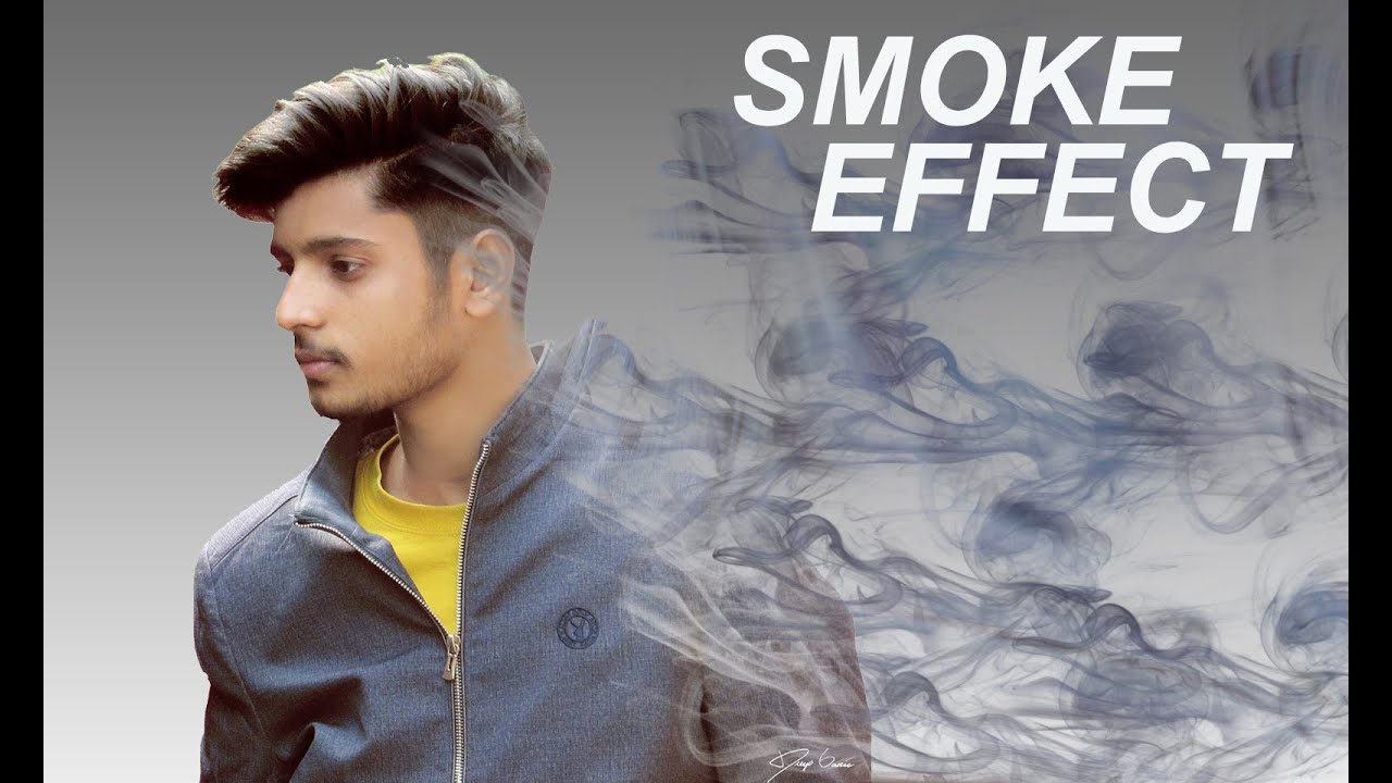 How to make smoke effect in Adobe Photoshop 7.0