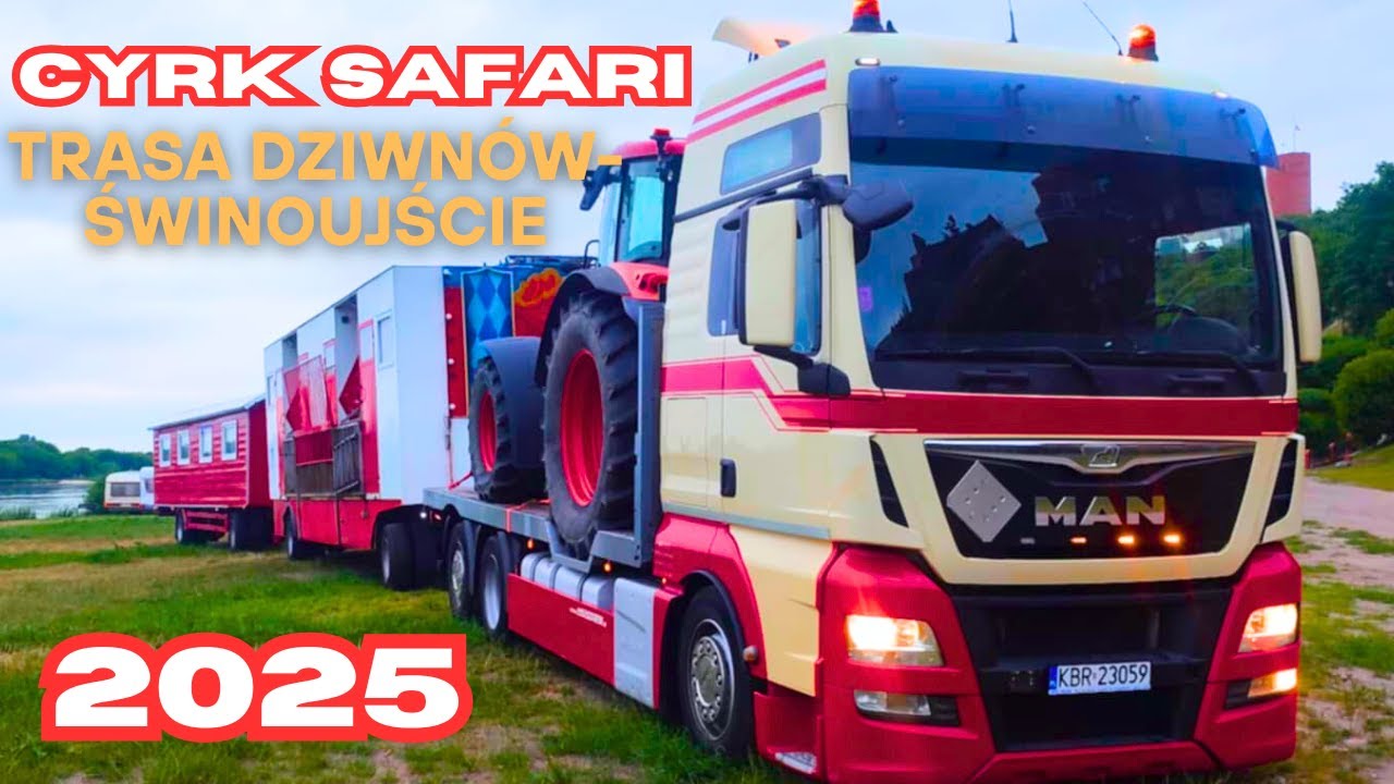 Cyrk Safari przerzut Dziwnów - Świnoujście
