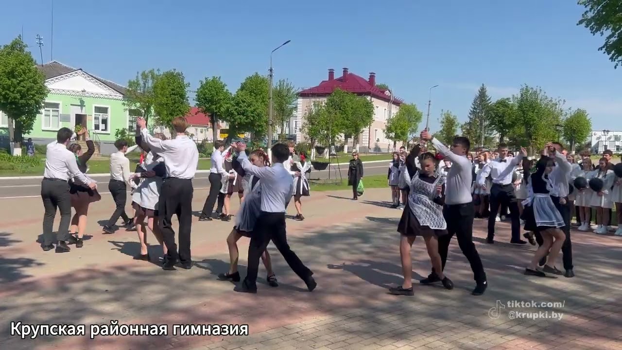 Выступление Крупской районной гимназии на смотре-конкурсе 