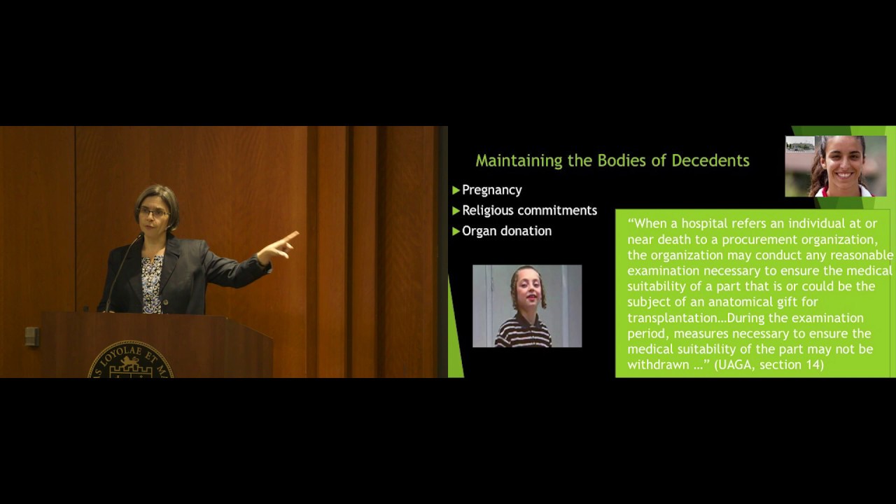 LMU Bioethics Institute O'Malley Lecture Dr. Ana Iltis - The Strange Case Of Marlise Munoz