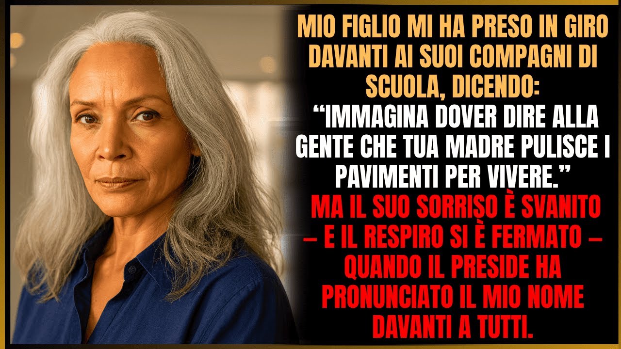 «Mio figlio disse: “Immagina dire che tua madre pulisce pavimenti per vivere.” Ma io…»