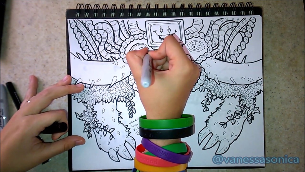 How to draw Omega Flowey (general audiences)