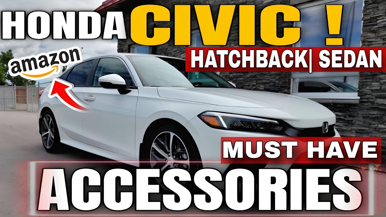 Владельцы Honda Civic: эти 20 аксессуаров на Amazon действительно полезны 🔥 #HondaCivic