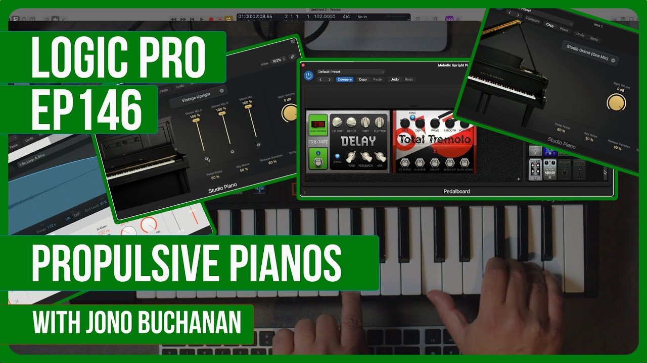 Logic Pro: How to create Propulsive Pianos