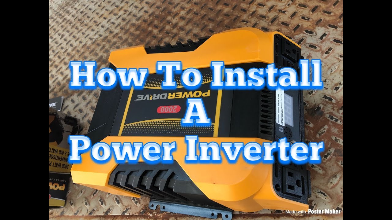 Установка инвертора в полуприцеп, самостоятельная установка, пошаговое руководство, как это сделать