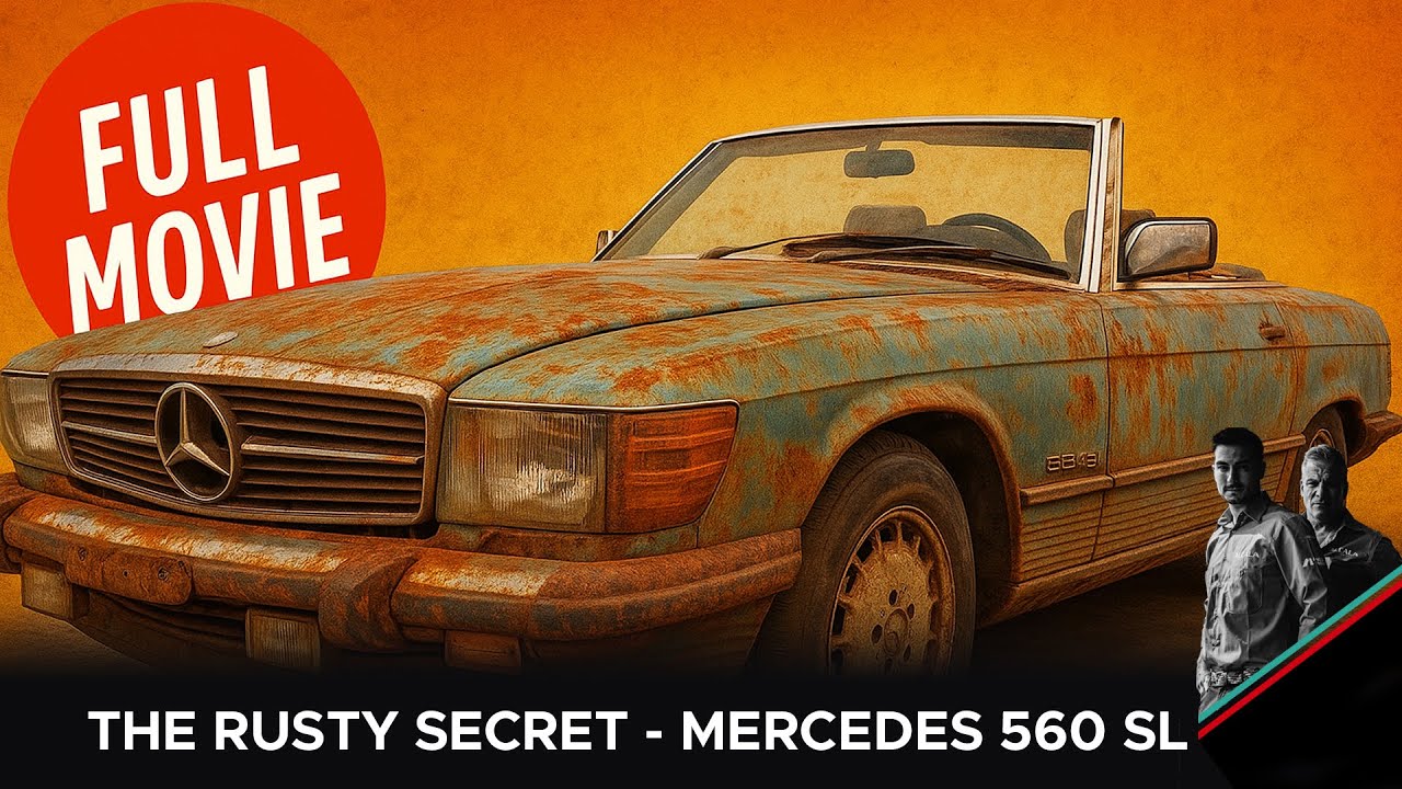 🔧 Mercedes 560 SL Restoration – The Floor Is Completely Rusted! - Full Movie