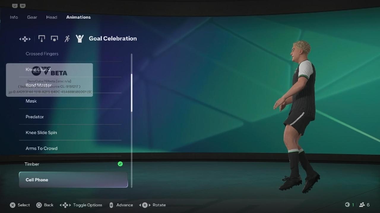 EA SPORTS FC 27 BETA Player carrer mode