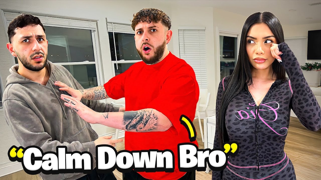 Yelling at his Girlfriend Until He Gets Mad… 