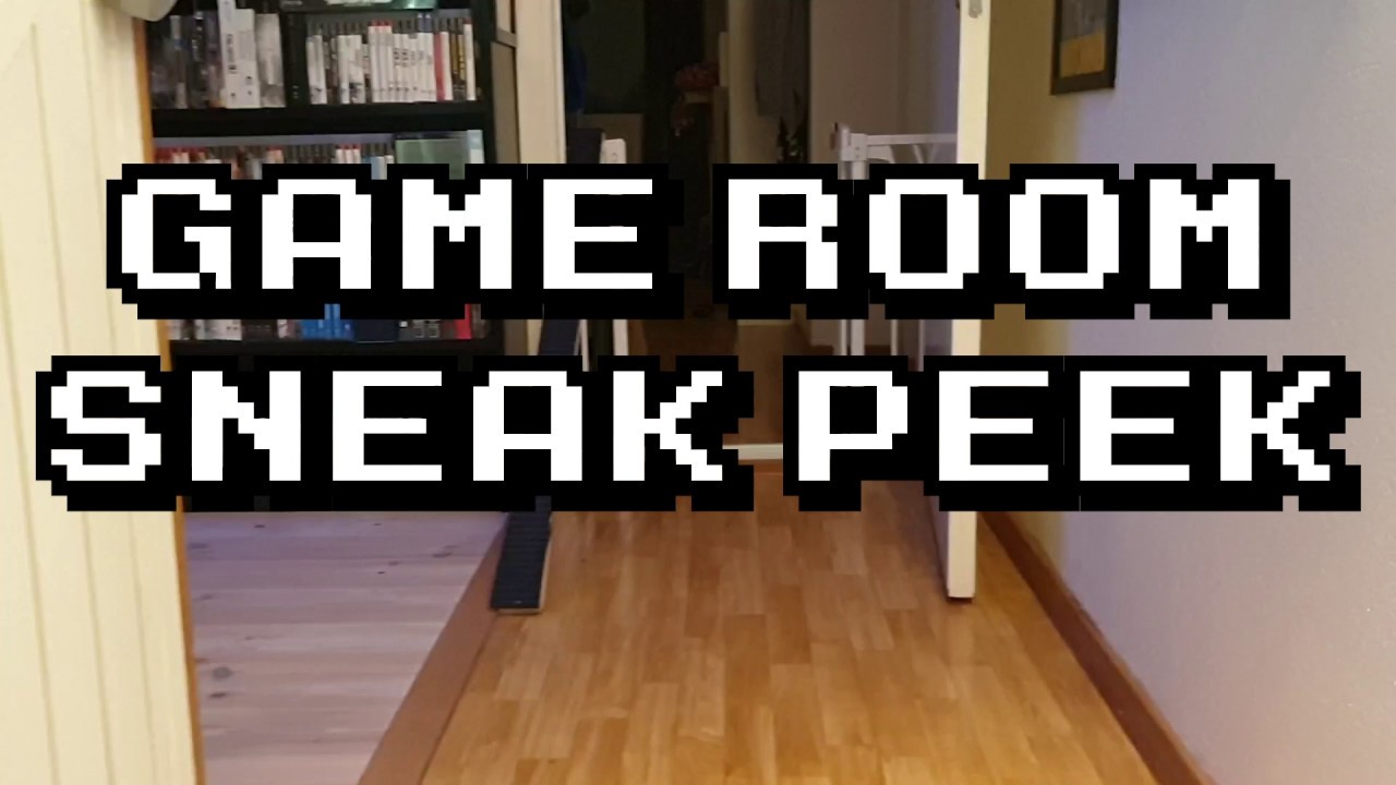 Sneak Peek of the game room