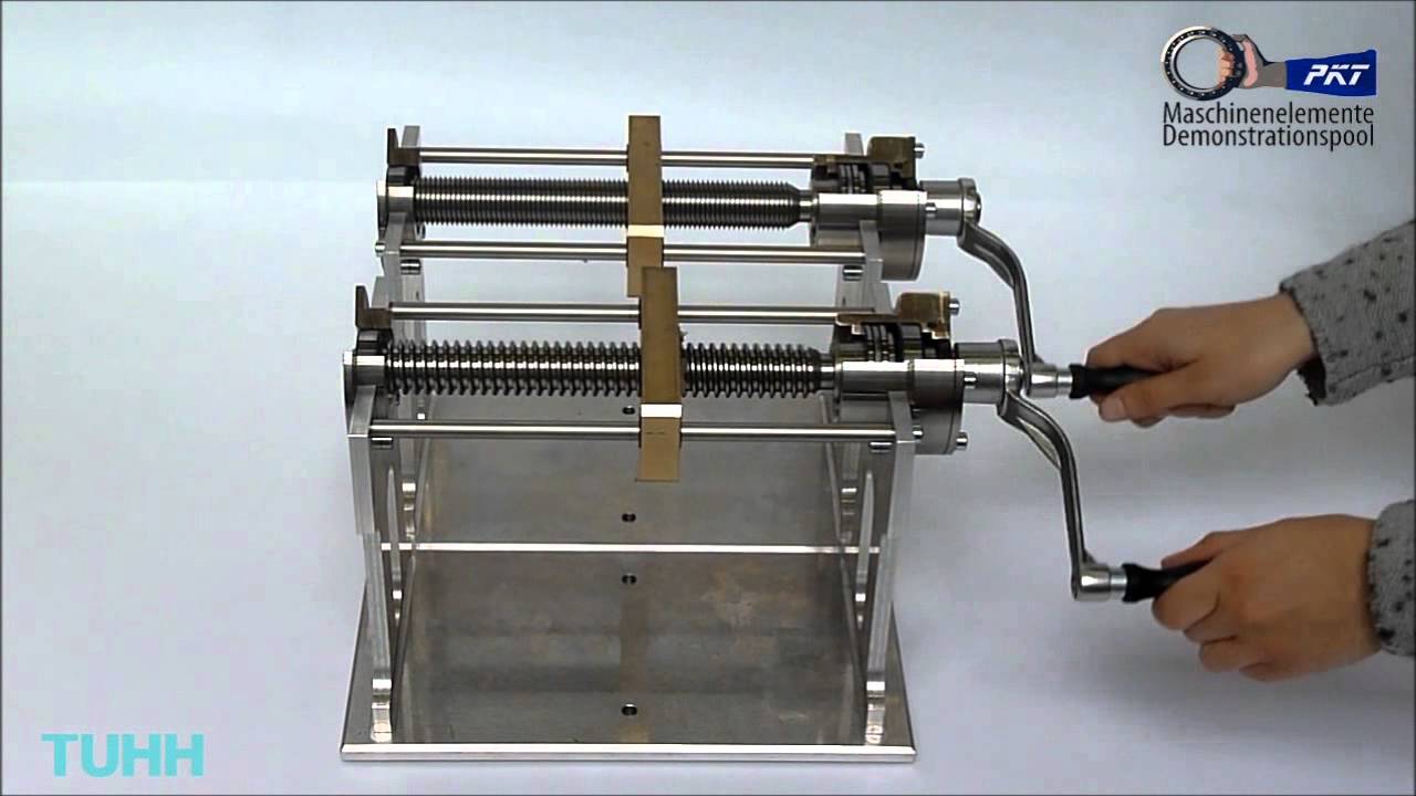 TUHH PKT Funktionsdemonstrator Spindeltrieb