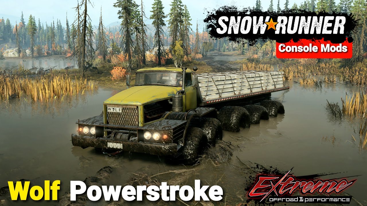 New Truck Wolf Powerstroke In SnowRunner Phase 5 Update