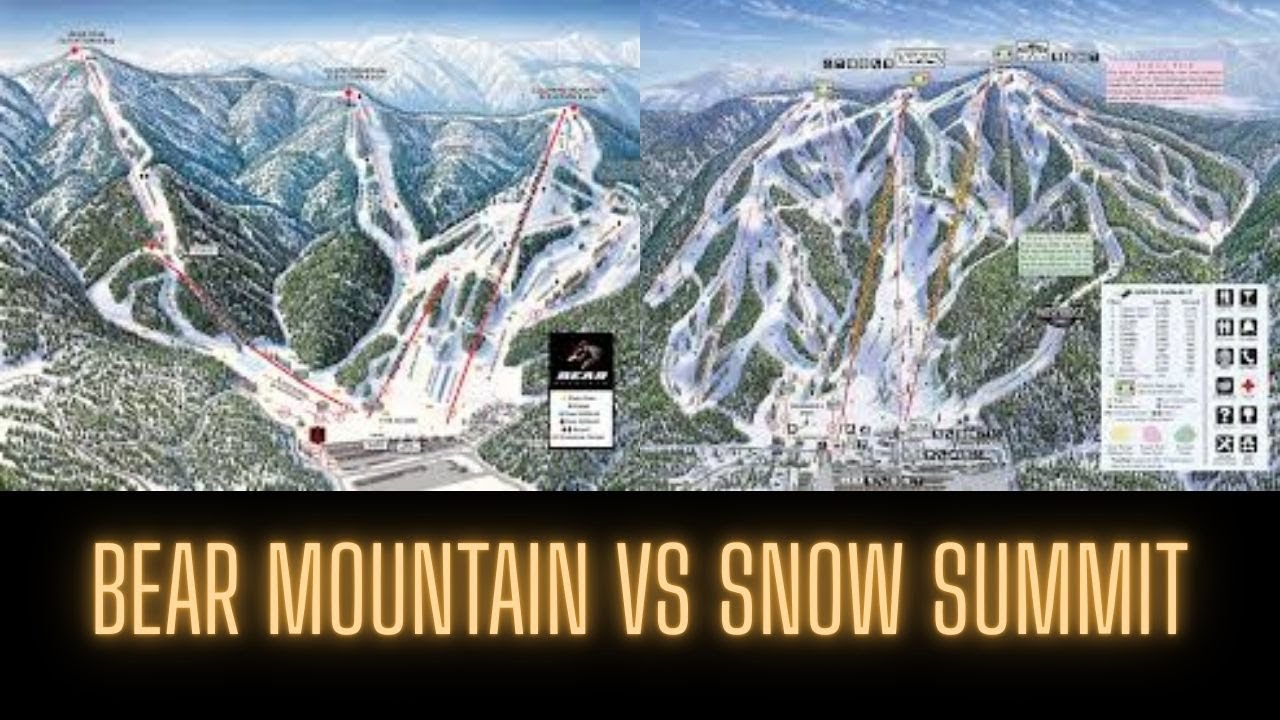 Where to&nbsp;Ski&nbsp;Big&nbsp;Bear&nbsp;Lake- Bear&nbsp;Mountain Vs Snow Summit