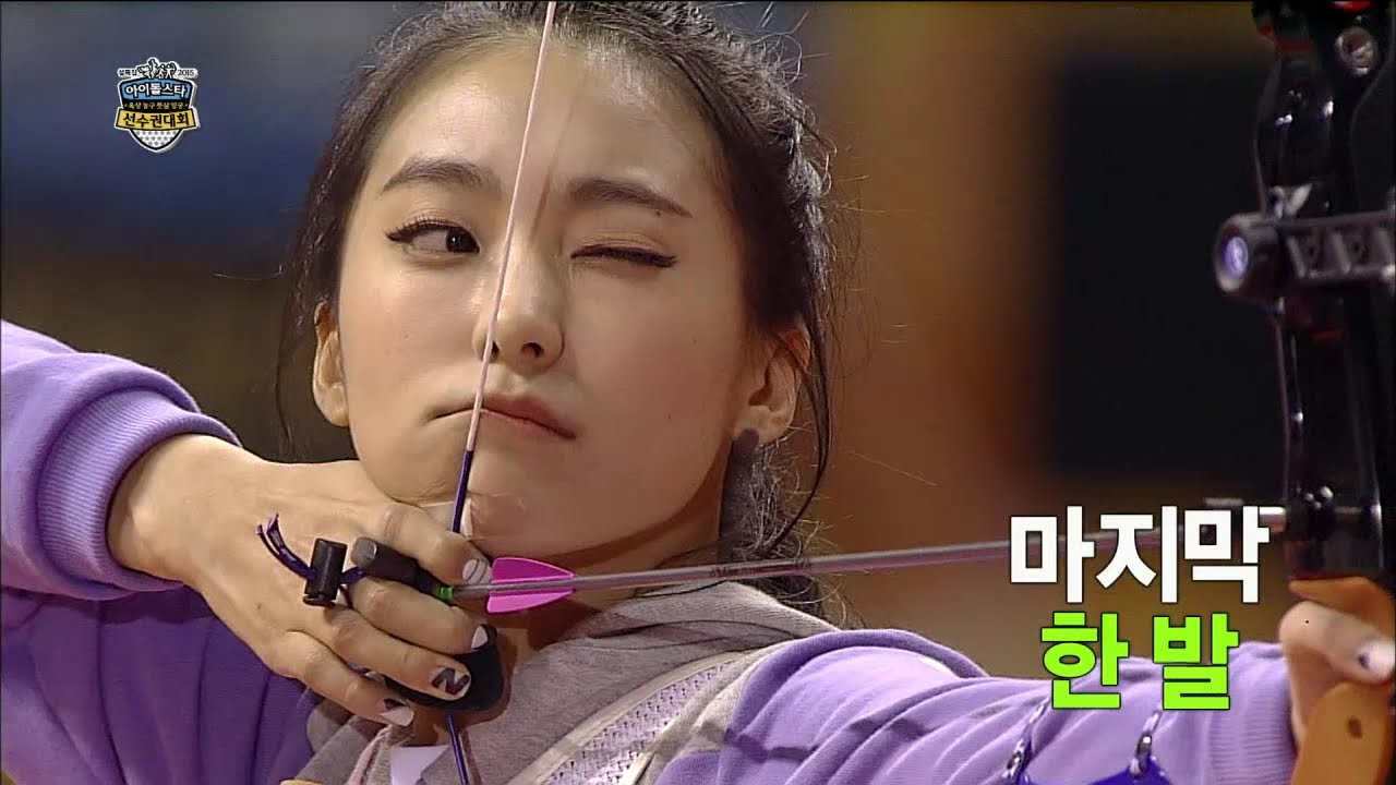 【TVPP】SISTAR - W Archery Final, 씨스타 - 포미닛과의 양궁 라이벌 매치! 여자 양궁 결승전 @ 2015 Idol Star Championships
