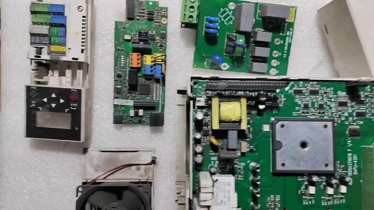 ABB ACS380 25Amp VFD Repair Display Off at power ON problem #vfd #motorcontrol #repair #acdrive #yt