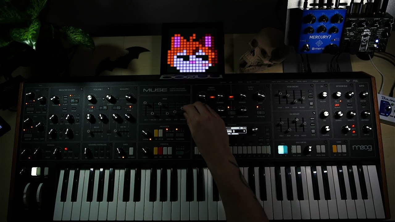 Moog Muse - Vox Humana Q - Customized Preset & Expression Pedal Mod
