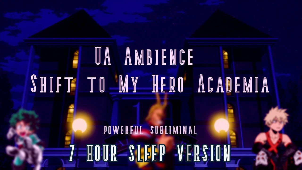 UA Ambience SLEEP VERSION 7 hours Shifting Subliminal