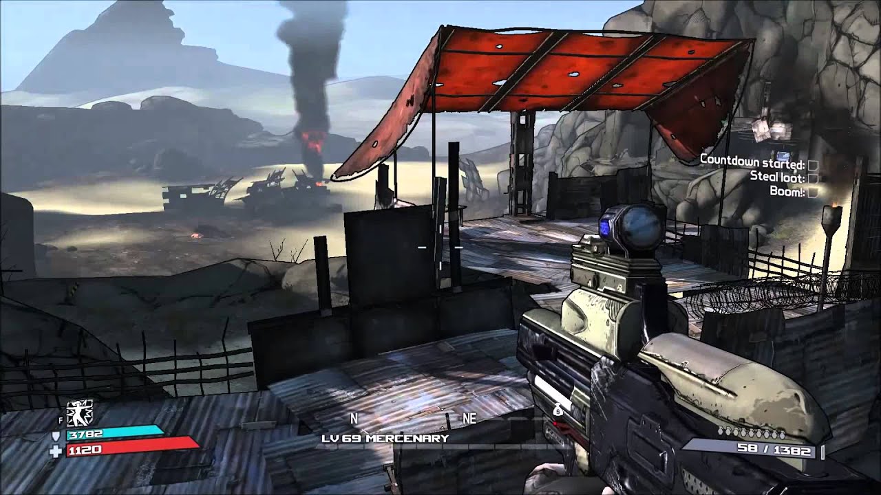 Borderlands: GLITCH GUIDE / Out of Map - Arid Hills!!