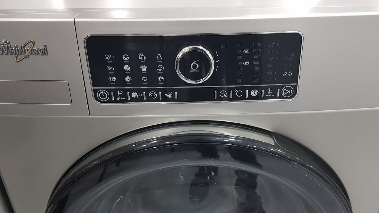 programme test machine à laver  Whirlpool FSCR 90412 zen