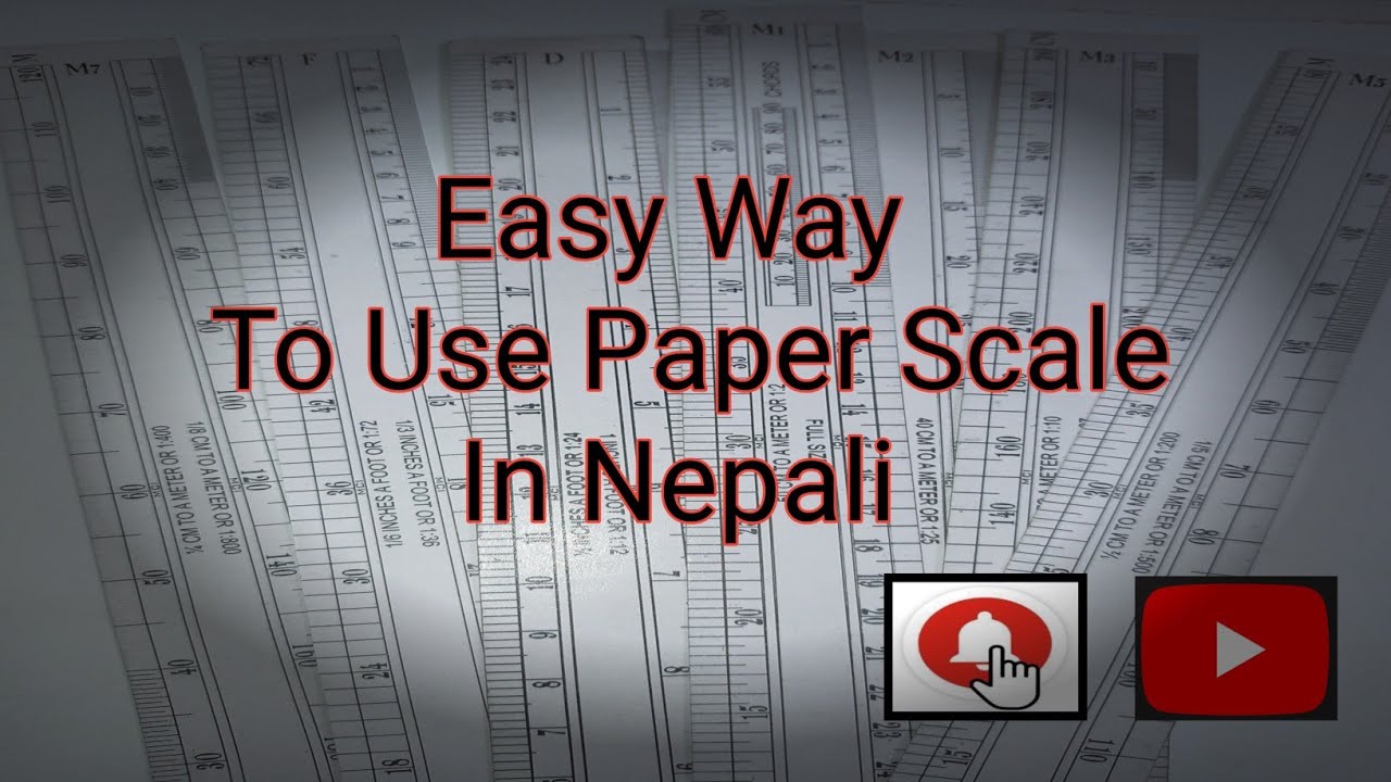 How To Use a paper scale in nepali | Building Drawing| IOE|TU|PU|PoU|KU|Easy Way