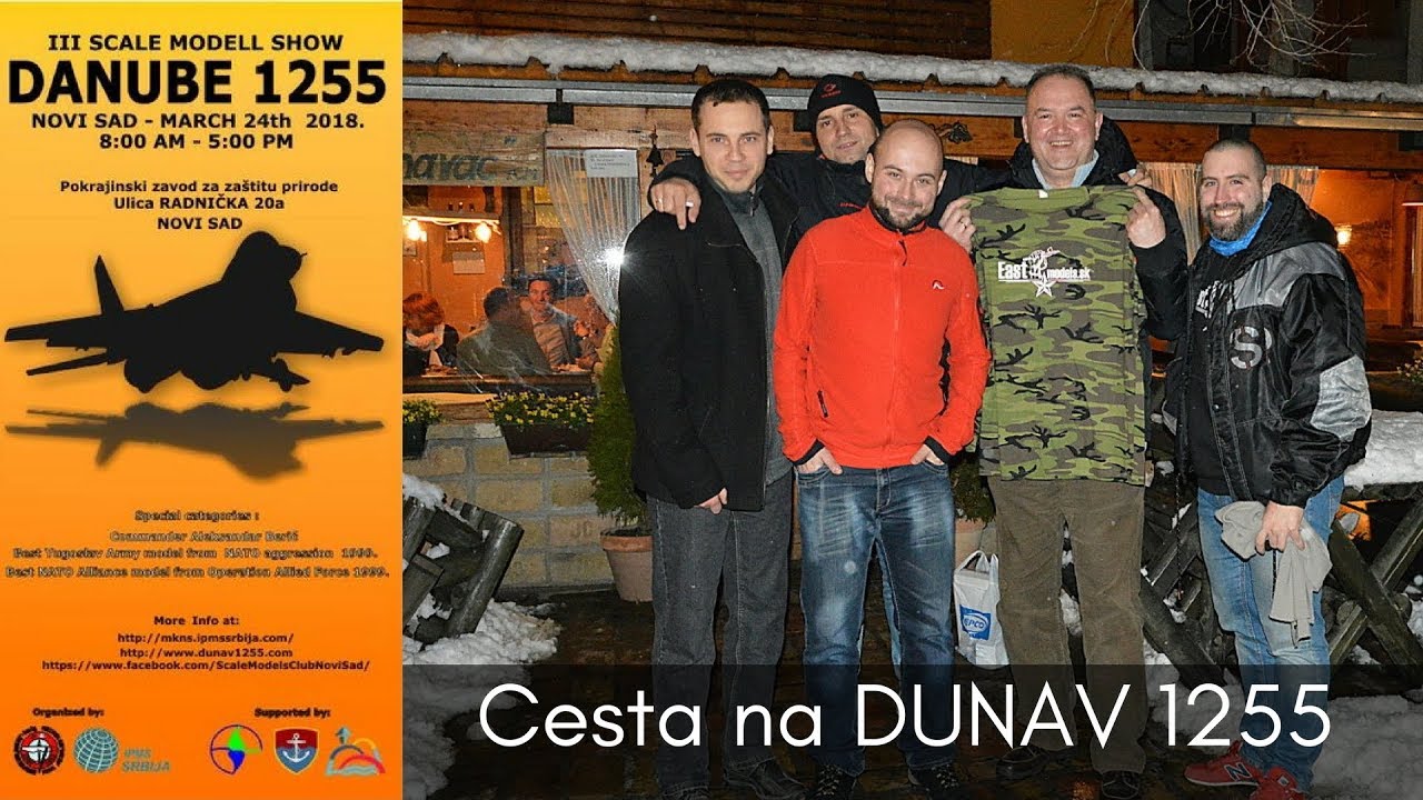 Cesta EASTMODELS tímu na Dunav 1255