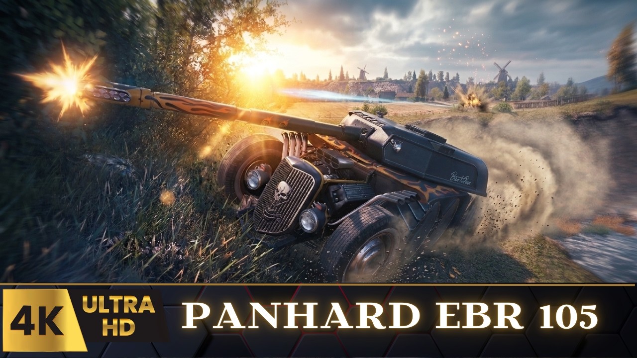 Panhard EBR 105: Малиновка 12.5K Асиста!