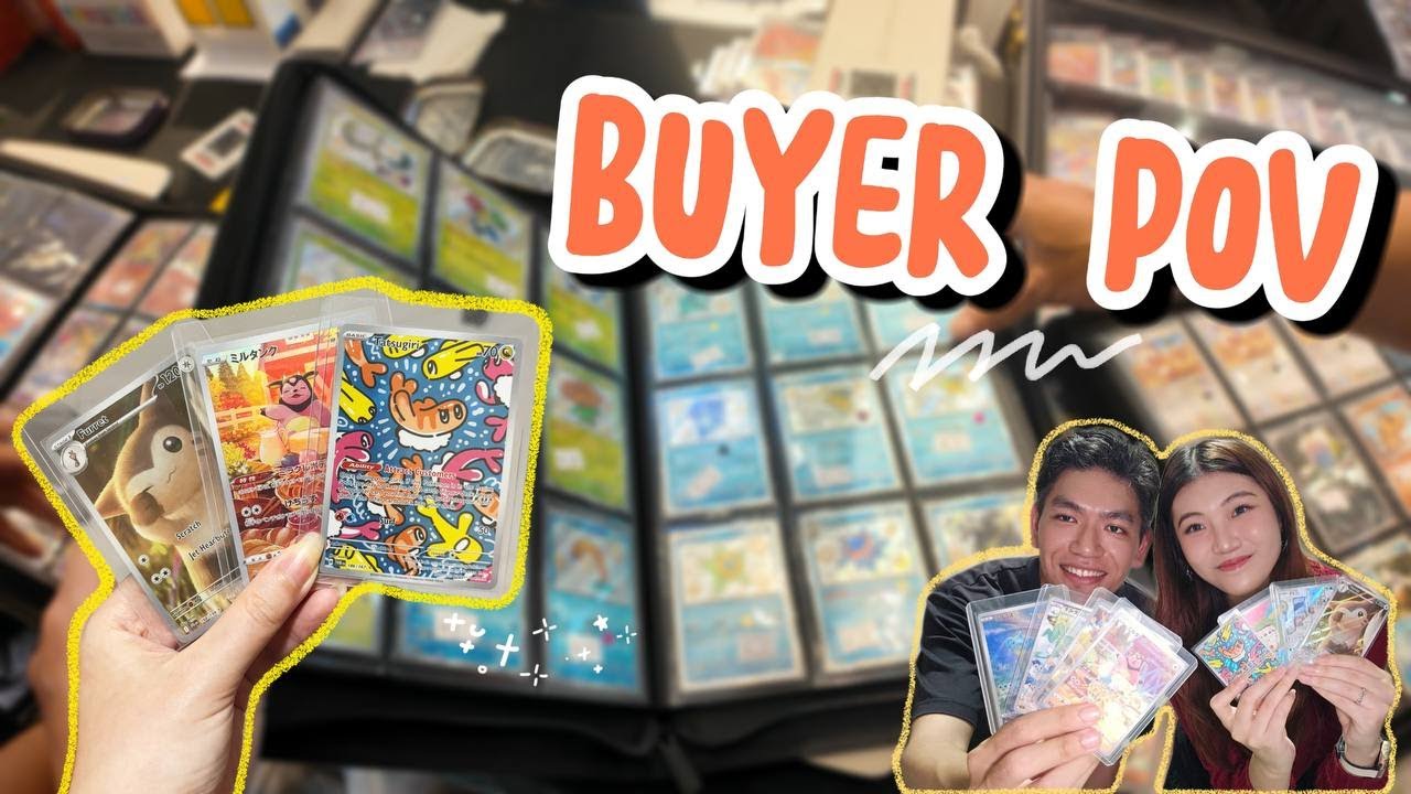 🇸🇬 Hunting Cute Pokémon Cards at Singapore Card Show  | First Time Buyer POV
