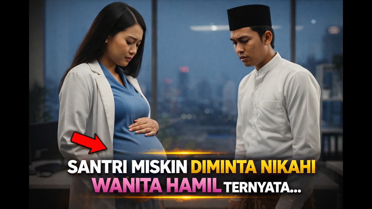 Wanita Hamil Kaya Meminta Dinikahi Santri Miskin… Tak Disangka Alasannya Menggetarkan