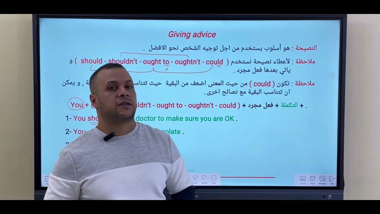 ( النصيحة ) للصف الرابع الإعدادي / الفصل السادس