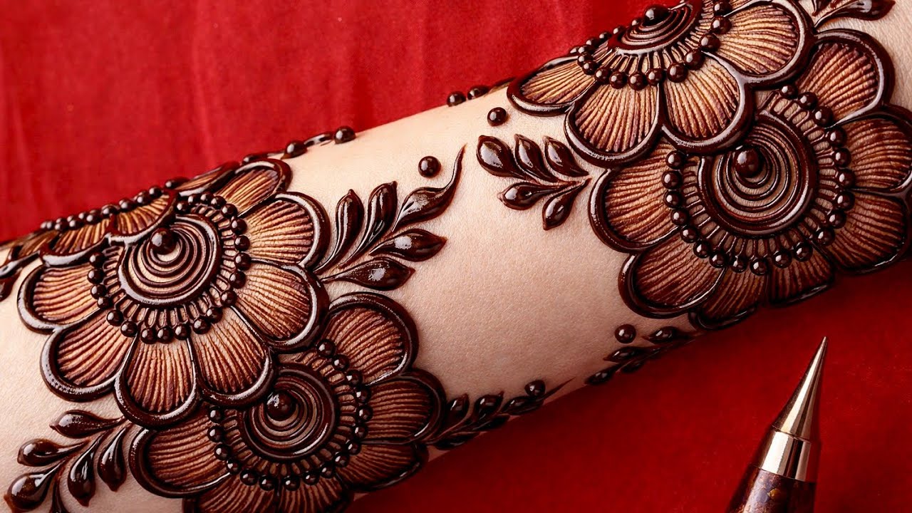 Very Easy Very Simple And Beautiful Stylish Mehndi Design ||Arabic Mehndi Design ||Back Hand Mehndi