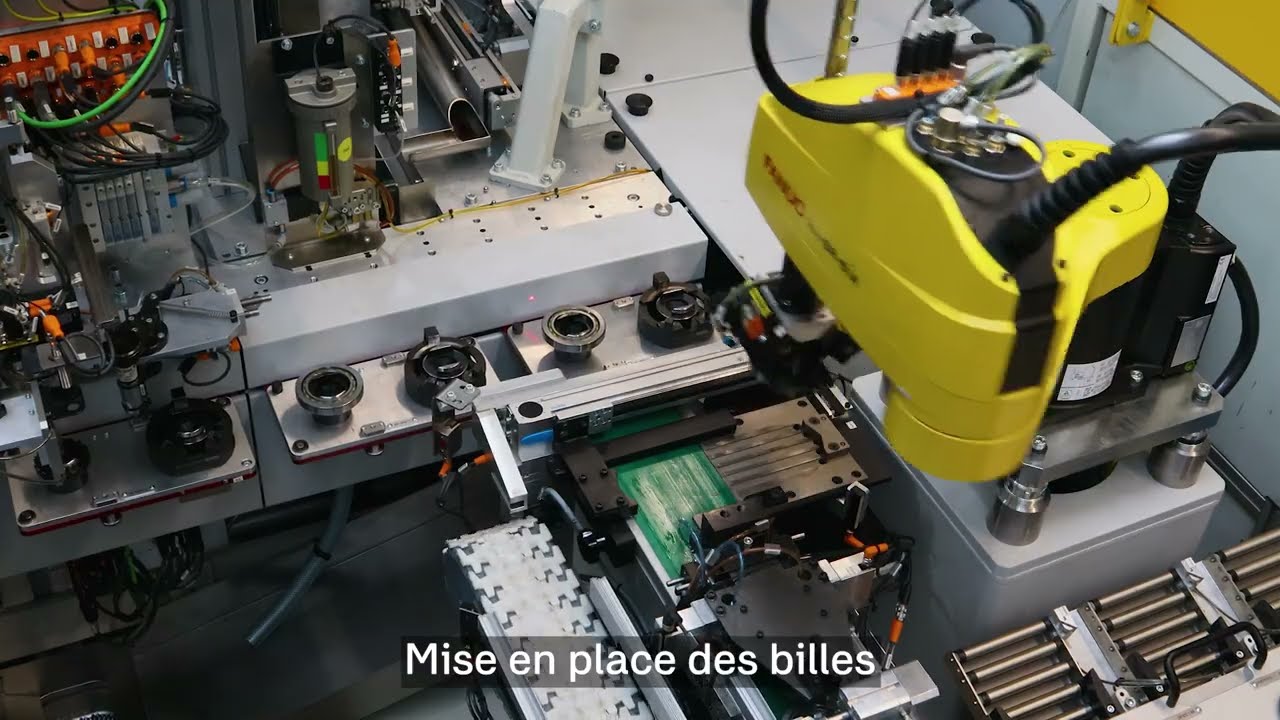 L'usine de fabrication de roulements - Site SKF de Saint-Cyr-sur-Loire