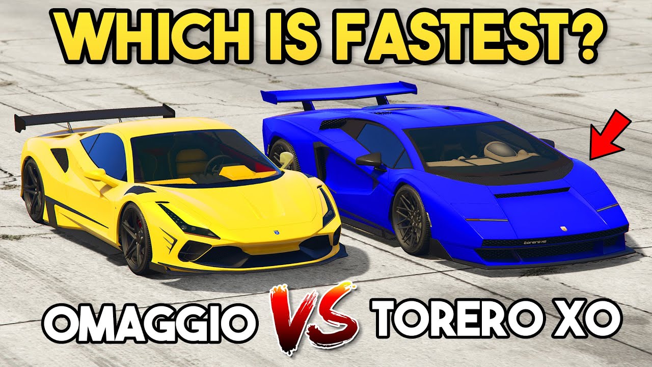 GTA 5 ONLINE - TURISMO OMAGGIO VS TORERO XO (WHICH IS FASTEST?)