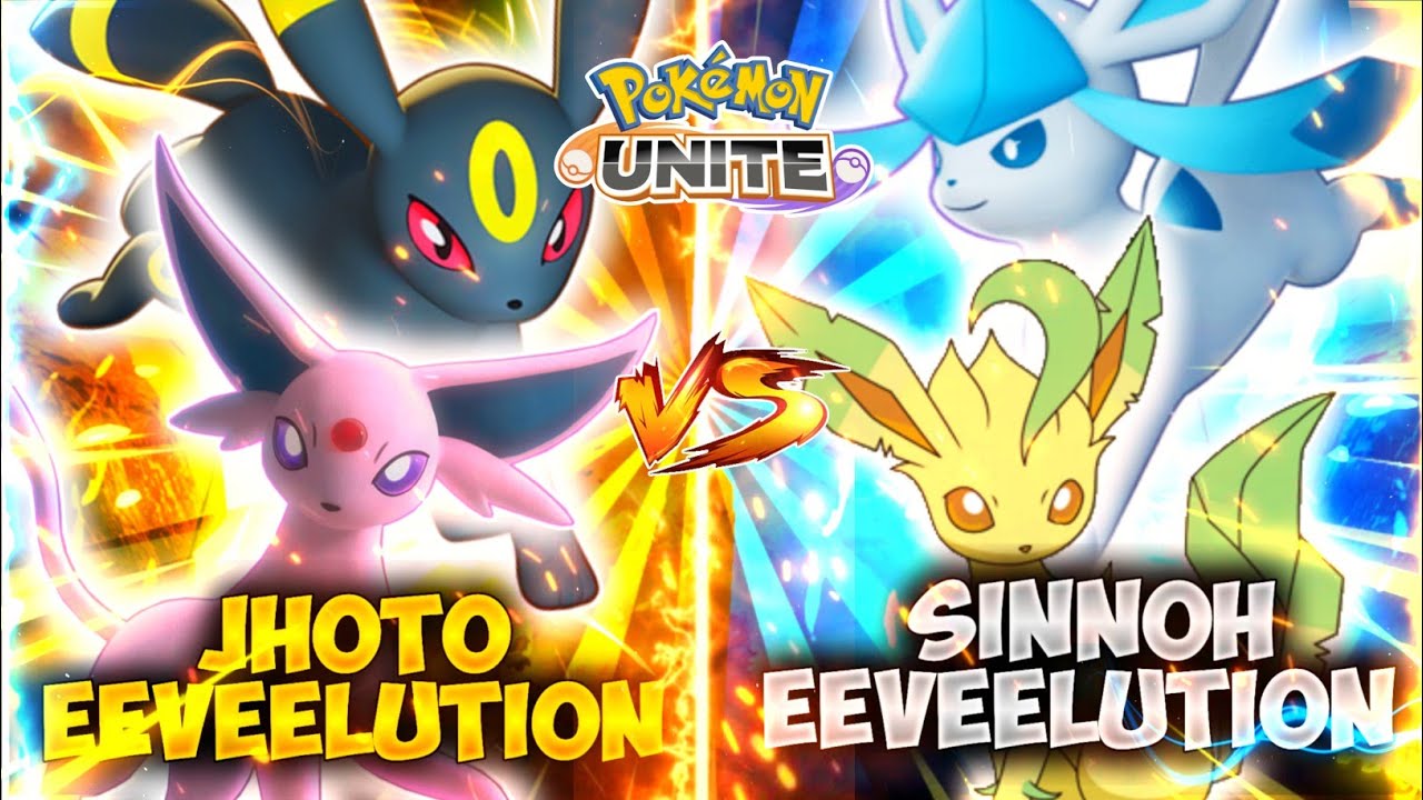 Sinnoh Eevee's Vs Johto Eevee's In Pokemon Unite | Pokemon Unite Hindi Gameplay |