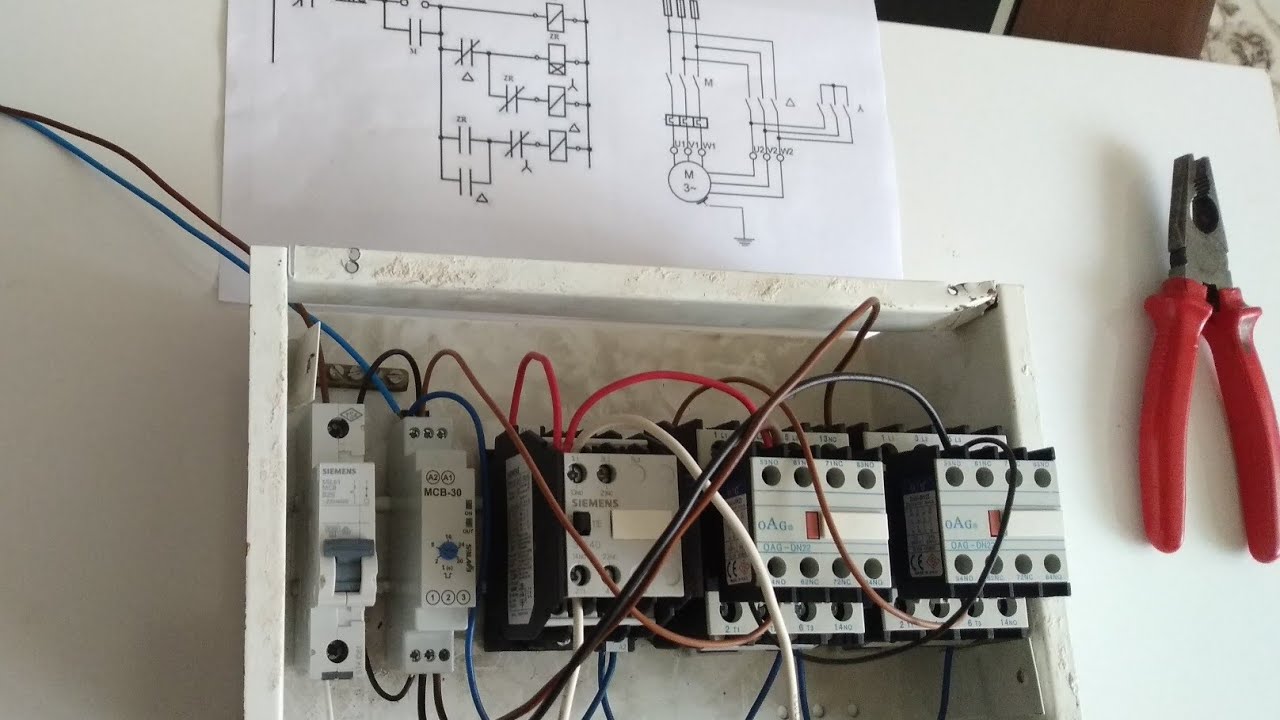 Yıldız Üçgen Kumanda Devresi bağlantısı nasıl yapılır.üç fazlı asenkron motor bağlantısı.